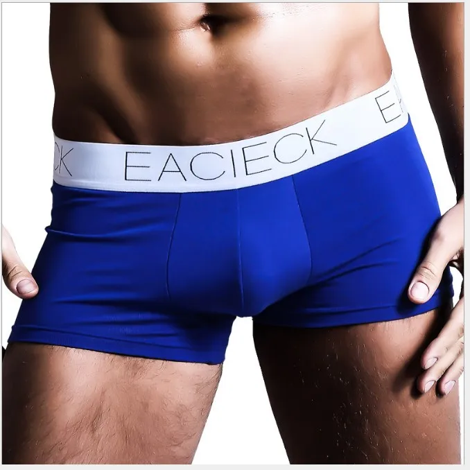 Bóxer de algodón para hombre, ropa interior sexy, absorbente de sudor, transpirable, de cintura media