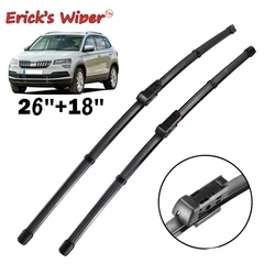 Erick's Wiper LHD Front Wiper Blades For Skoda Karoq 2017 - 2023 Windshield Windscreen Clean Window Car Rain Brushes 26