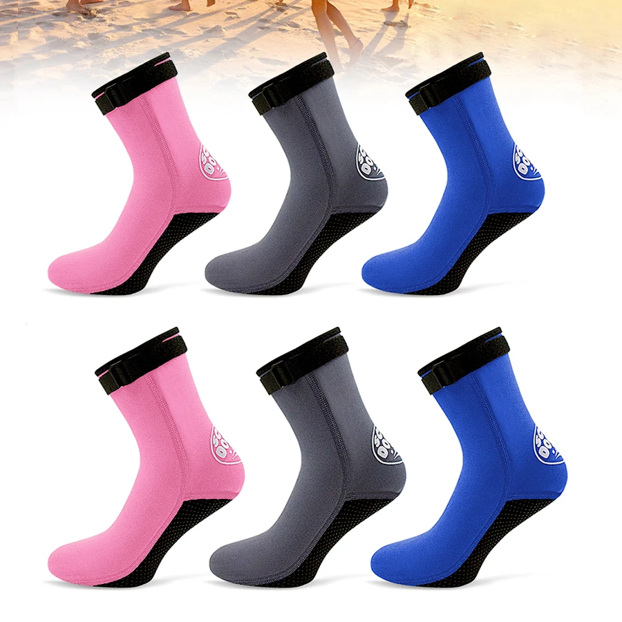 Neoprene Socks 3mm Woman Men Diving Swimming Beach Socks Anti-Slip Snorkeling Sock Shoes Surfing Boots Thermal Socks