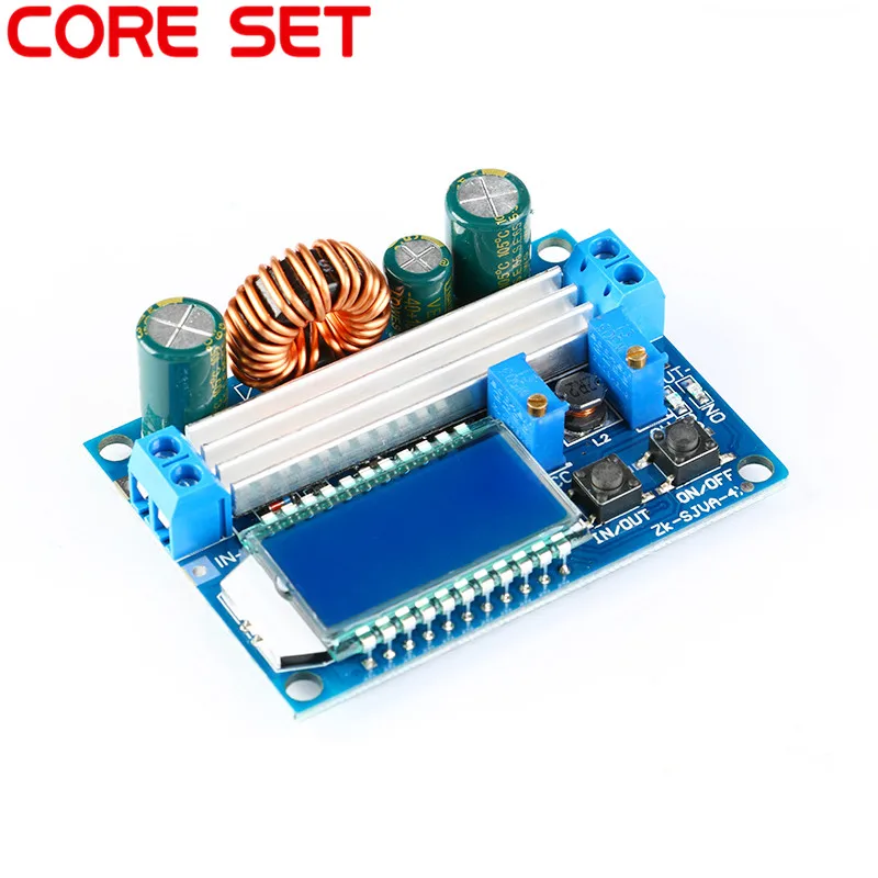 Zk-SJVA-4X LCD Digital Display 35W 4A Adjustable Step Down Buck Step Up Boost Power Supply Module Lifting Pressure Module New