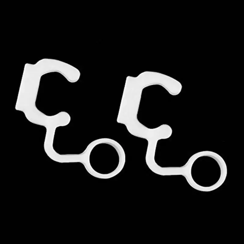 Soft White Silicone Rubber Lock Plug, Manilha Lock Catches, Anti-drop Buckle para GoPro Hero 3 Acessórios, 5Pcs