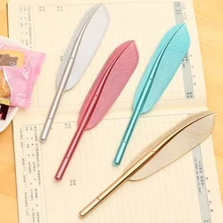 20 pcs feather Pen handle stationery  neutral pens wholesale creative office school writing pen