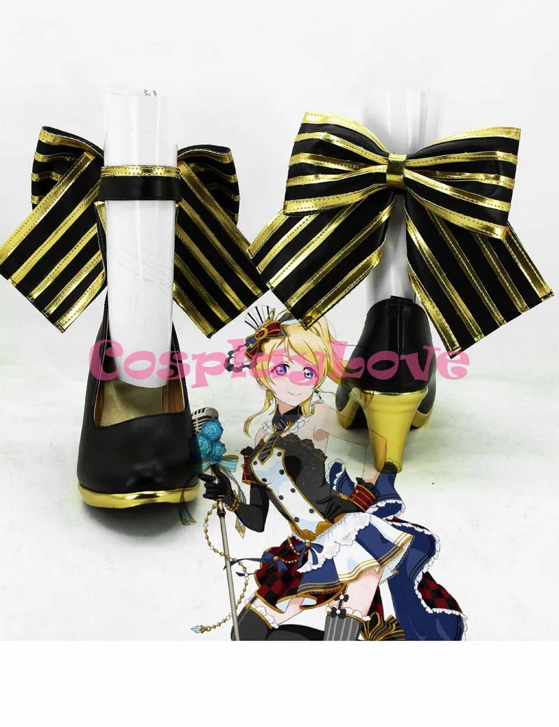 

September Lolita Ayase Eli Cosplay Shoes Newest Custom Made Japanese Anime Lovelive! Boots