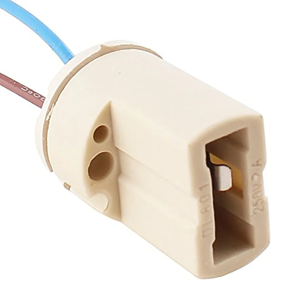 10pcs/lot Lamp Base G9 Lamp Holder Ceramic Connector Socket for G9 LED Halogen Bulb Light