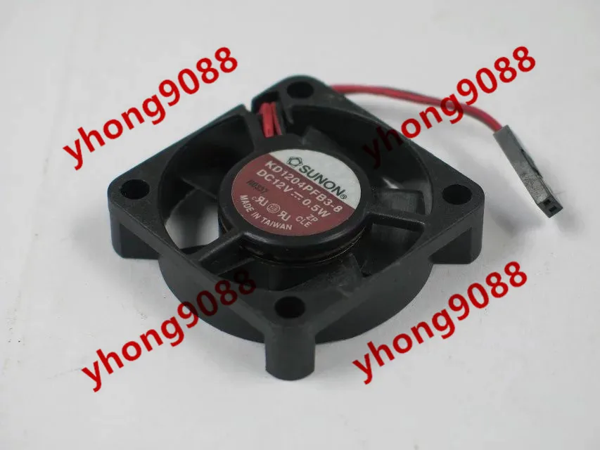 

SUNON KD1204PFB3-8 DC 12V 0.5W 40x40x10mm Server Cooling Fan