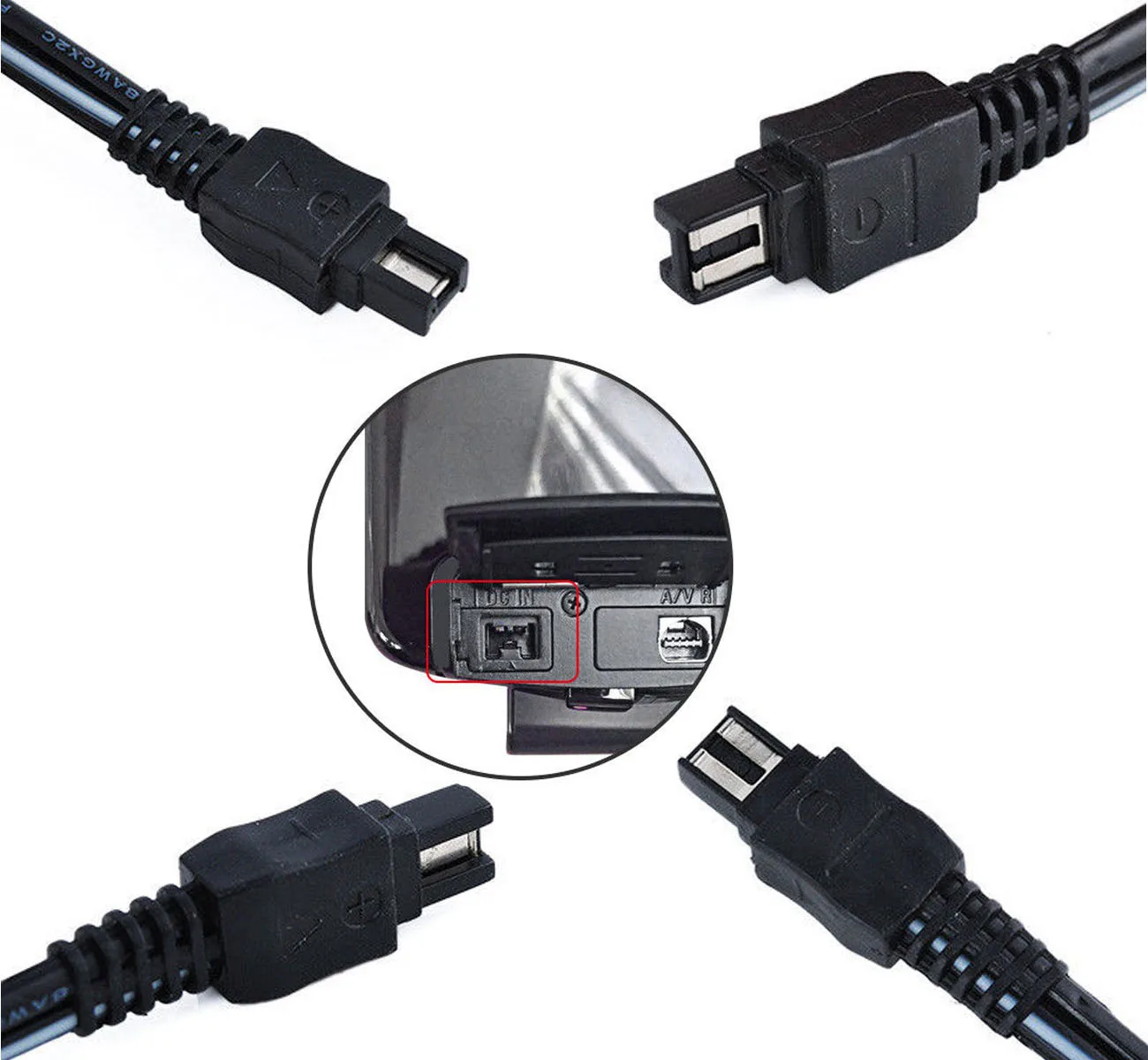 USB Power Adapter Charger for Sony DCR-SR38, DCR-SR48, DCR-SR58, DCR-SR68, DCR-SR78, DCR-SR88, DCR-SR88E Handycam Camcorder