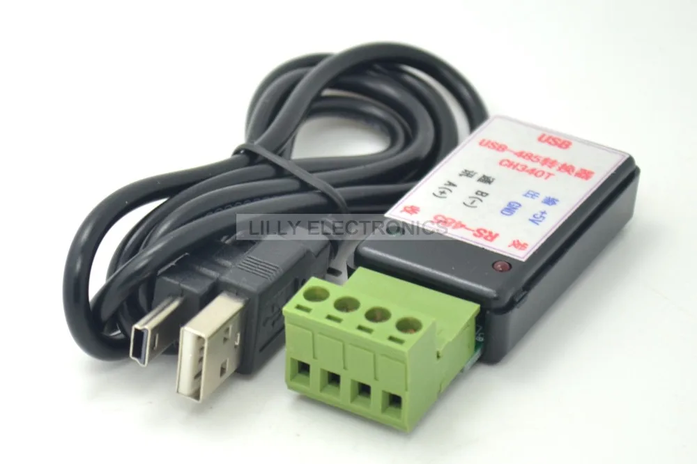 

USB to 485/422 Converter 5V Voltage Output TVS Surge Protection CH340T Chips