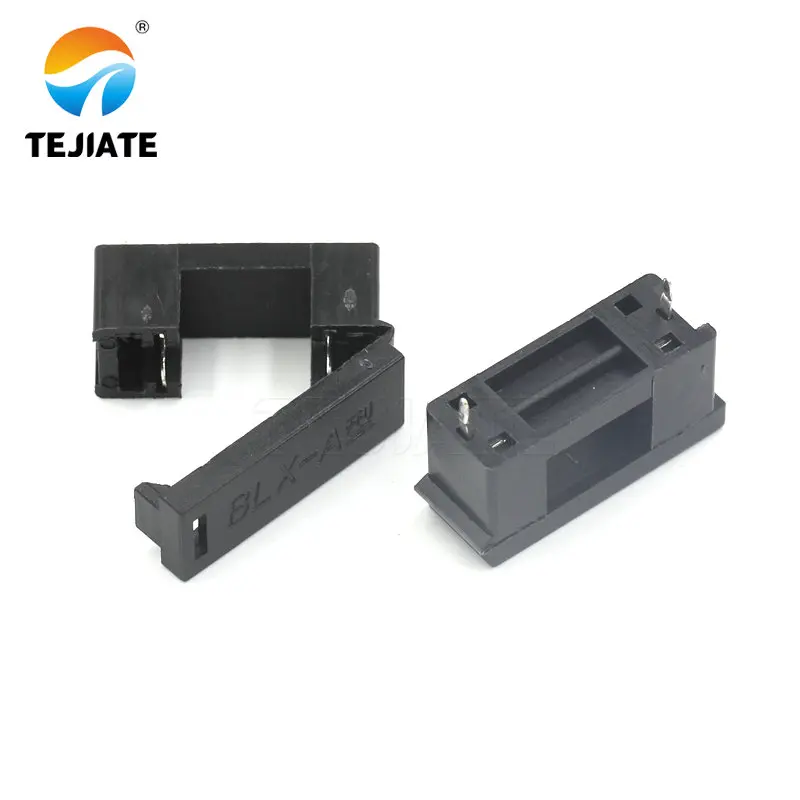5 Pz/lotto fusibile di Vetro supporto di 5X20MM 6X30mm primavera cintura fusibile di clip/scatola BLX-A