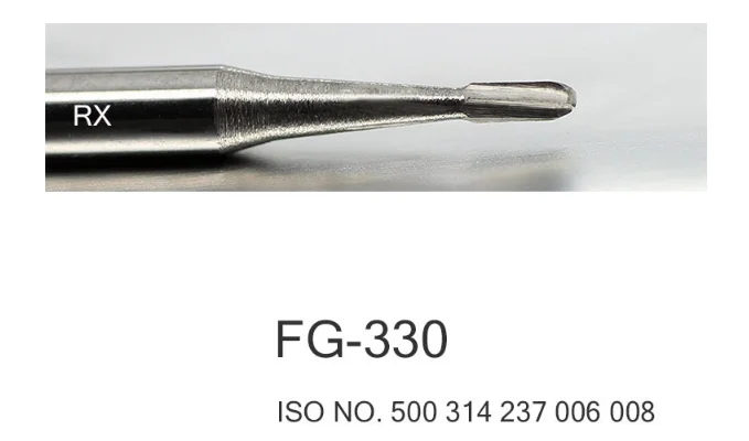 Alta velocidade de carboneto de tungstênio brocas dentárias, FG Bur, laboratório clínico, FG 330, FG 331, 50pcs