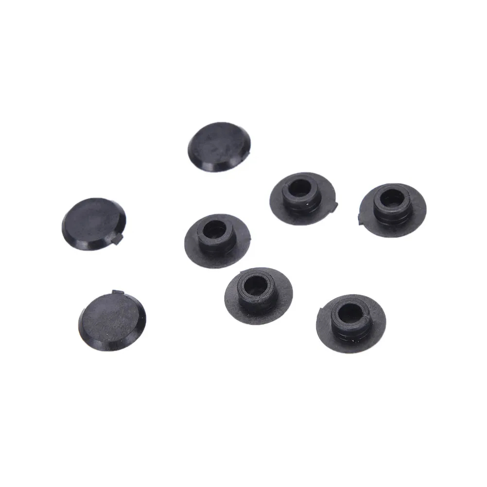 100PCS M4 M5 M6 M8 M10 Black Hex Socket Allen Bolt Screw Nut Hexagon Head Cover Cap Protector Fasteners Screws Covers Caps