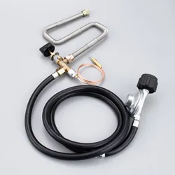 Piezas de chimenea de propano, sistema de válvula de Control de Gas, regulador con manguera de 600mm, termopar Universal M8