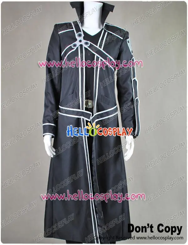 

Japanese Anime Outfit Sword Art Online Kazuto Kirigaya Cosplay Costume H008