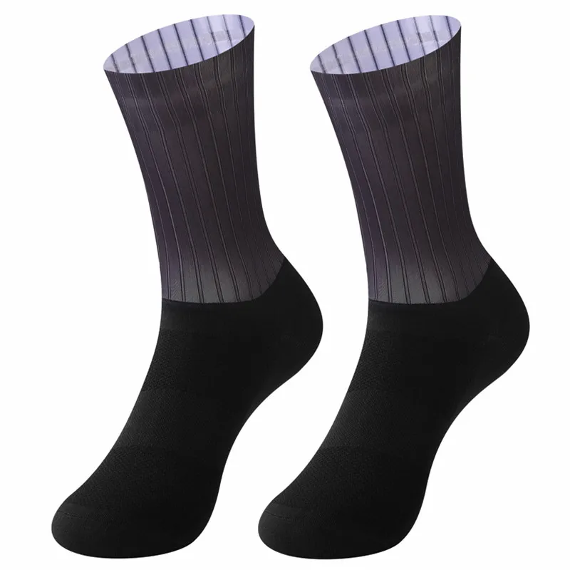 New Anti Slip seamless Cycling Socks Integral Moulding High-tech Bike Sock Compression Bicycle Outdoor Running Sport Socks