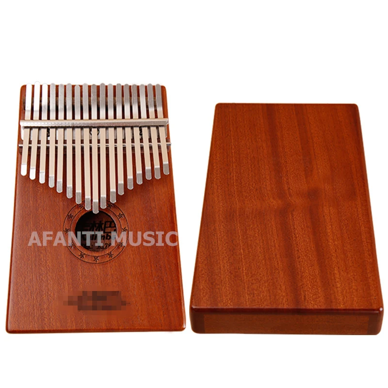 

Afanti Music 17 Keys Kalimba Mbira Thumb Piano Solid wood Sapeli wood Traditional African Music Instruments 17 tone (THP-122)