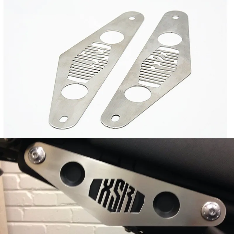 New For Yamaha XSR 900 Stainless Steel Satin Side panel Plates XSR900