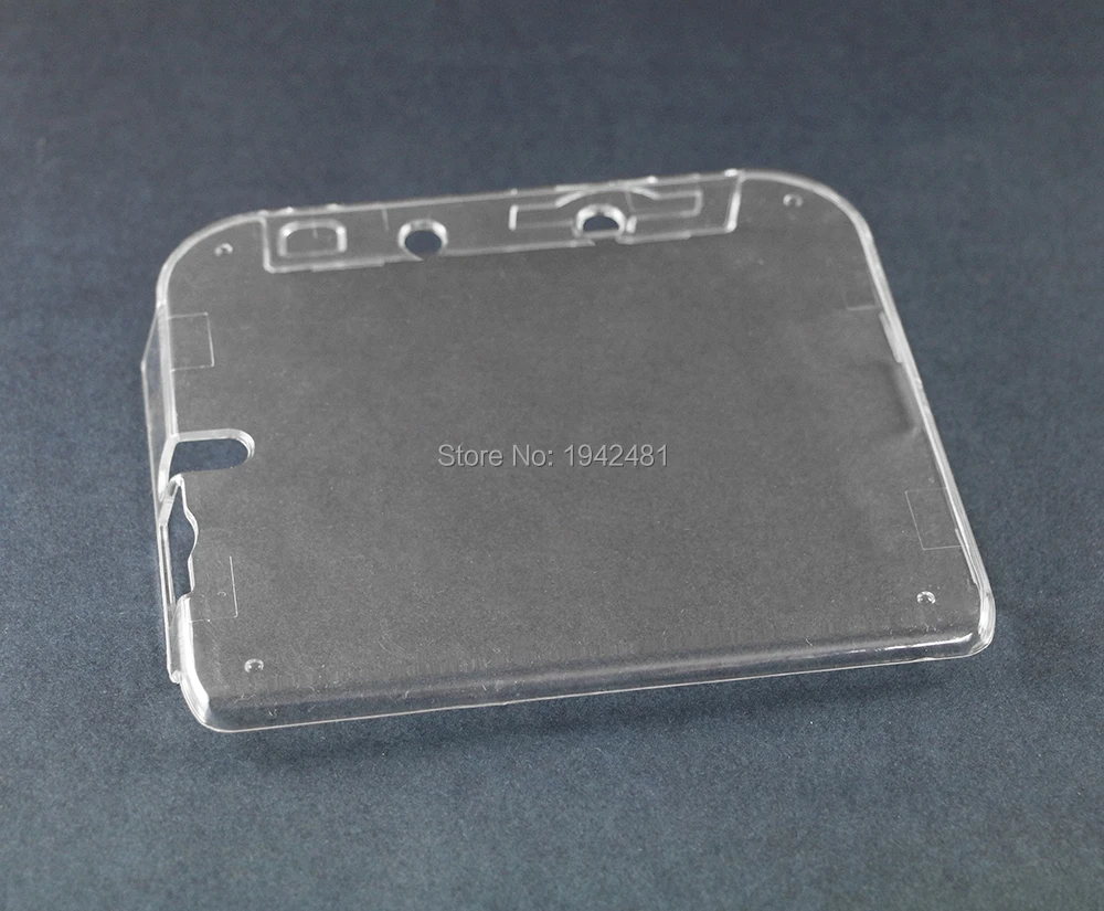 1 Uds. Funda de cristal para consola 2DS cubierta protectora de carcasa transparente dura de plástico de policarbonato