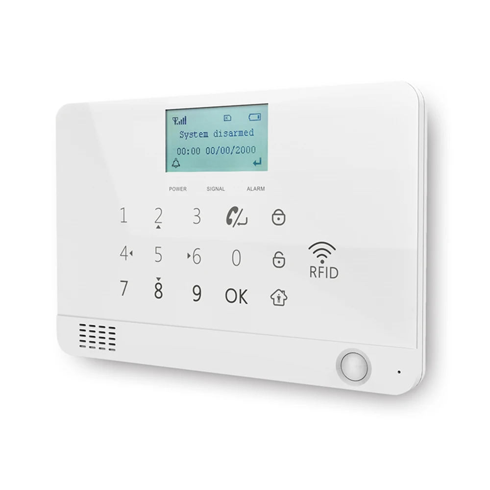 Wolf-Guard Diy Lcd Gsm Sms Wireless Home Alarm Security Inbraak System App Controle Deur/Raam Sensor Pir motion Detector