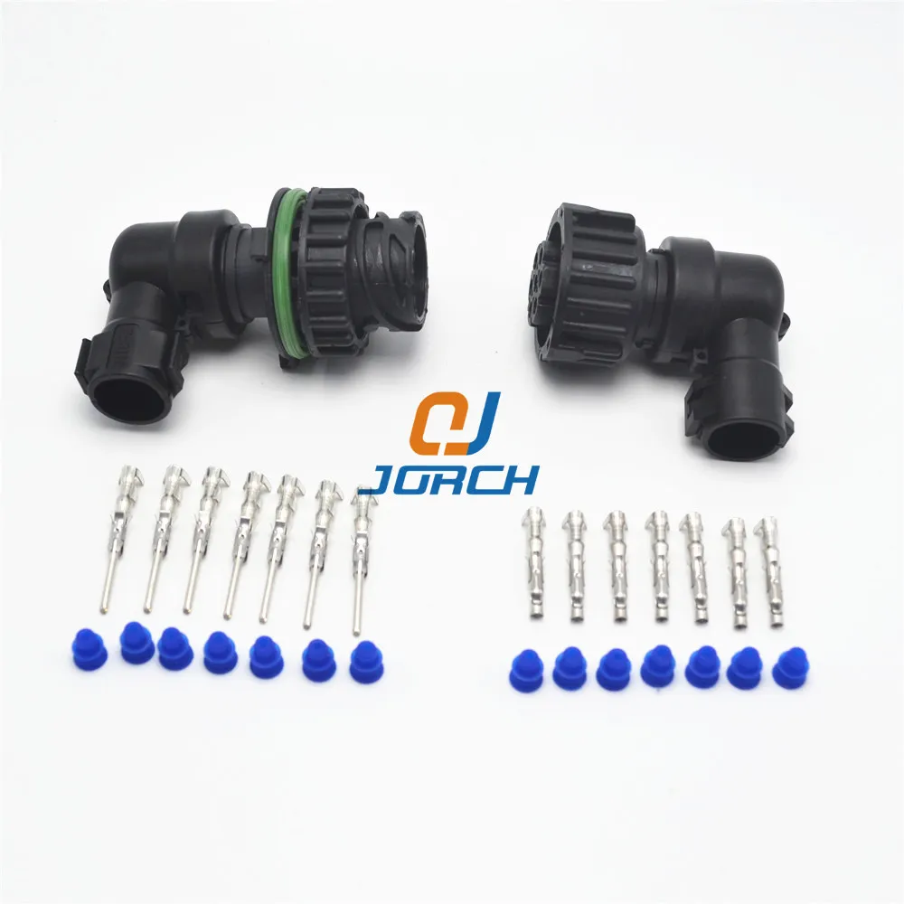 10 Sets kits 7 Pin Auto Sensor Plug Waterproof Wire Connector 1718230 967650-1 965783-1 For Car Oil Exploration Railway