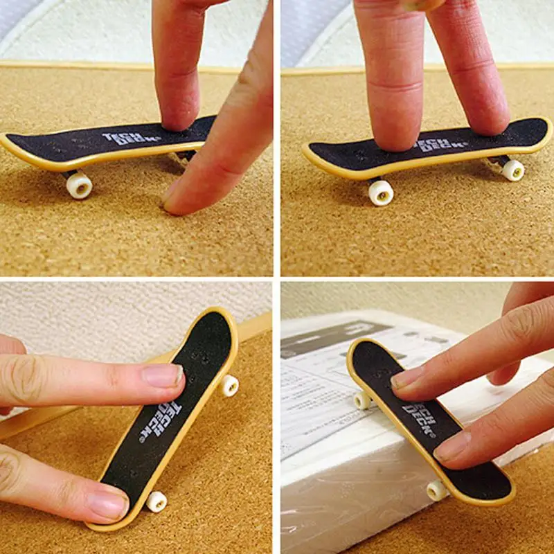 1PCS Hot Selling Simulation Cute  Mini Finger Board Fingerboard Skate Boarding Toys Children  Gift Random Styles