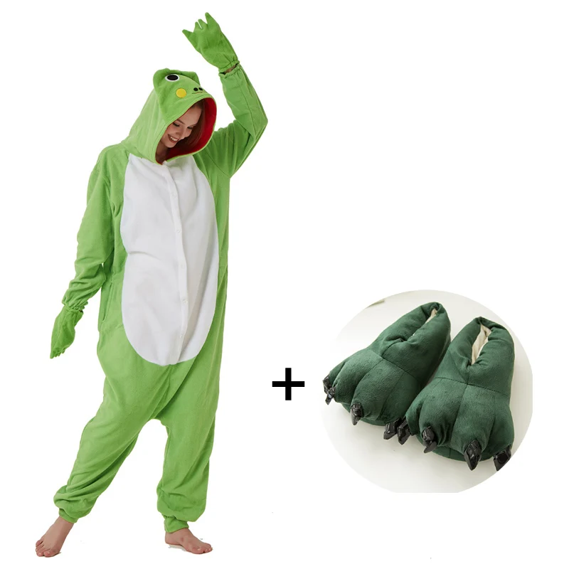 Men Pajamas Kigurumi Anime Onesie For Adults Fleece Cartoon Costume Slippers Women Pyjamas Girls Cosplay Halloweeen Sleepwear