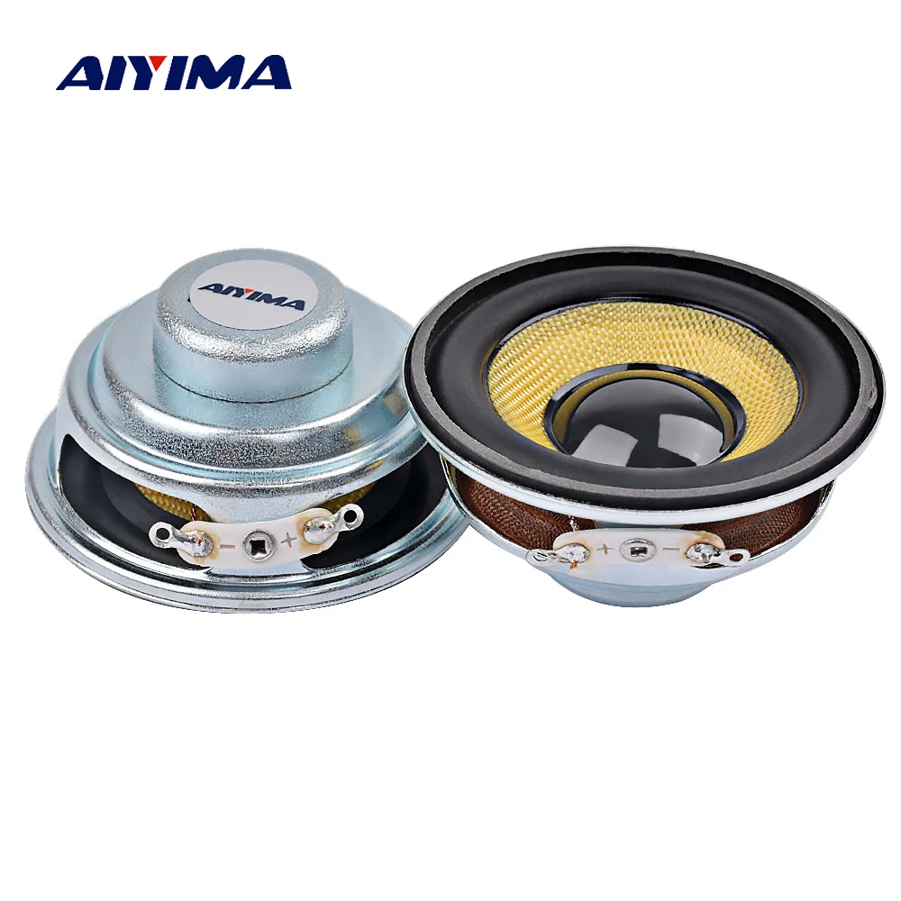 

AIYIMA 2Pc Mini Audio Portable Speaker 52MM 4 8 Ohm 5W Waterproof Glassfiber Full Range Bluetooth Speaker DIY Home Sound Theater