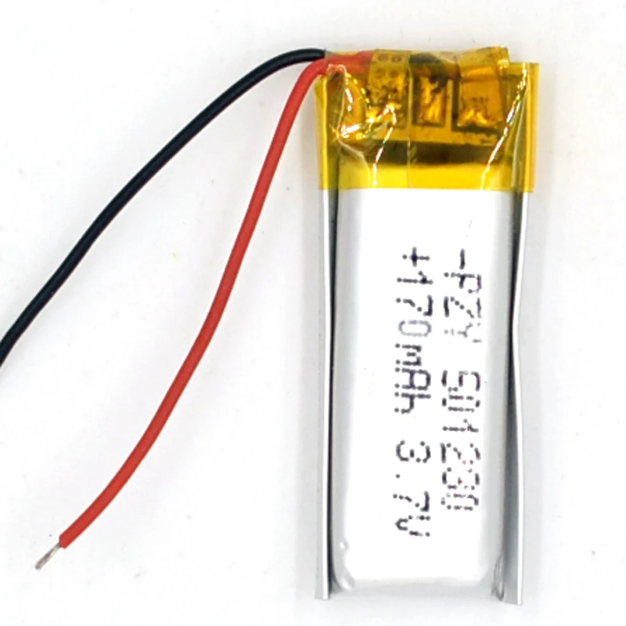 3.7V 170 mAh Li-Polymer Rechargeable Battery 501230 Li Po ion for GPS toy LED Bluetooth MP3 MP4 051230