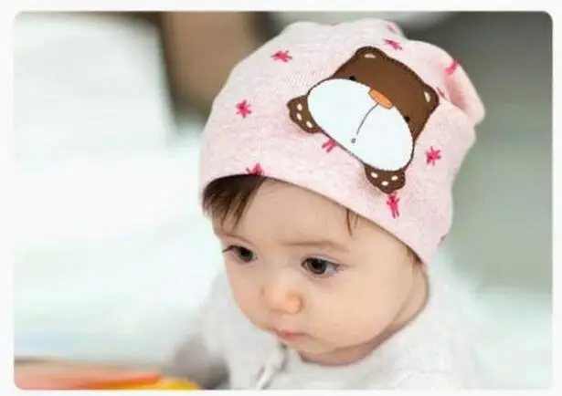 

Knitted Skull Hats Toddler Ski Cute Unisex Autumn Newborn Crochet Baby beanie Hat Girl Boy Cap Infant Winter Dog Cotton Cartoon