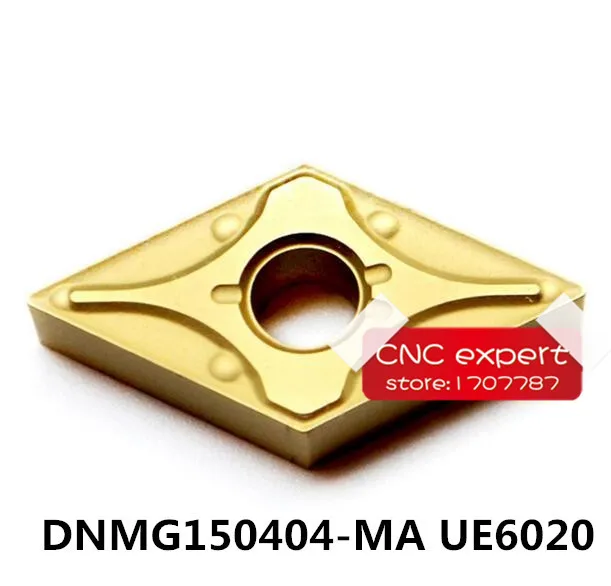 

10PCS DNMG150404-MA UE6020/DNMG150408-MA UE6020. cutting blade, turning tip,Suitable for MDJNR MDQNR Series Lathe Tool