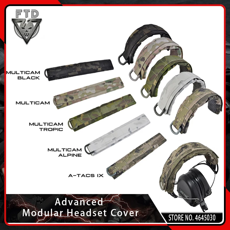 

OPSMEN Earmor Tactical Advanced Modular Headset Cover Molle Headband for General Tactical Earmuffs Headphone Accessories