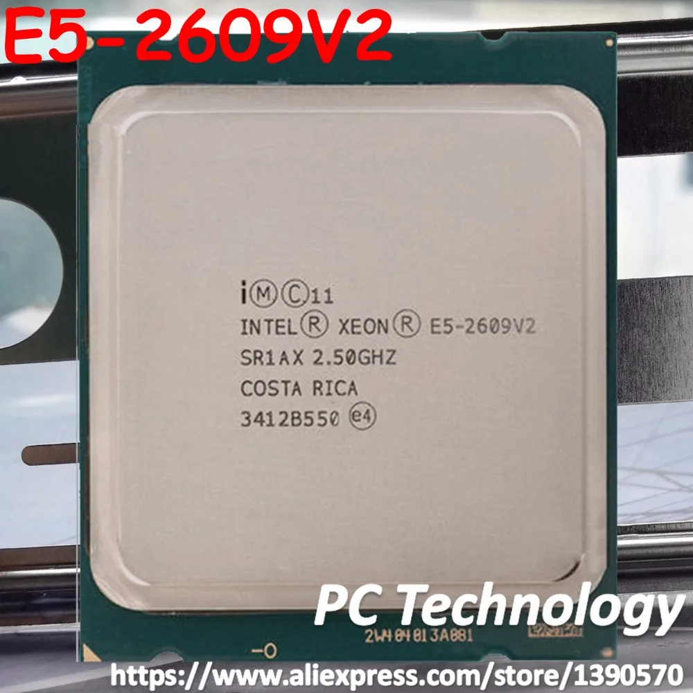 Original Intel Xeon Processor E5-2609V2 (2.5GHZ/10MB/quad-cores) FCLGA2011 TPD 80W CPU E5 2609V2 free shipping E5 2609 V2