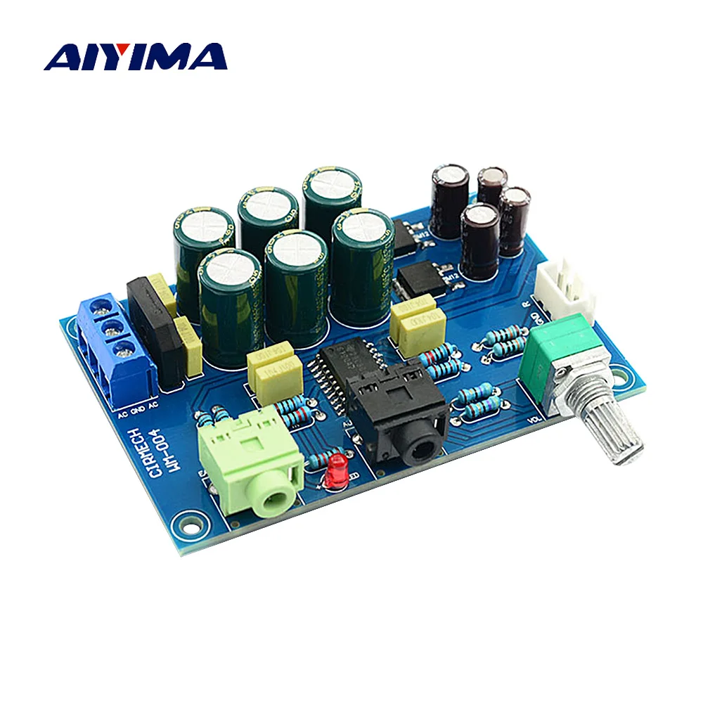 AIYIMA TPA6120 Headphone Amplifier Board HIFI TPA6120A2 Enthusiast Headphones AMP Amplificador Zero Noise Diy