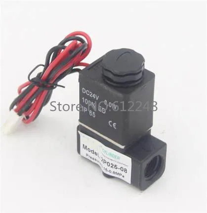 2 way Pneumatic Plastic Mini Solenoid Valve 2P160-15 3/8