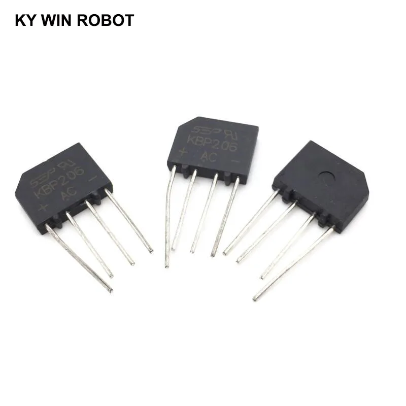 5PCS 2A 600V DIP-4 diode bridge rectifier KBP206