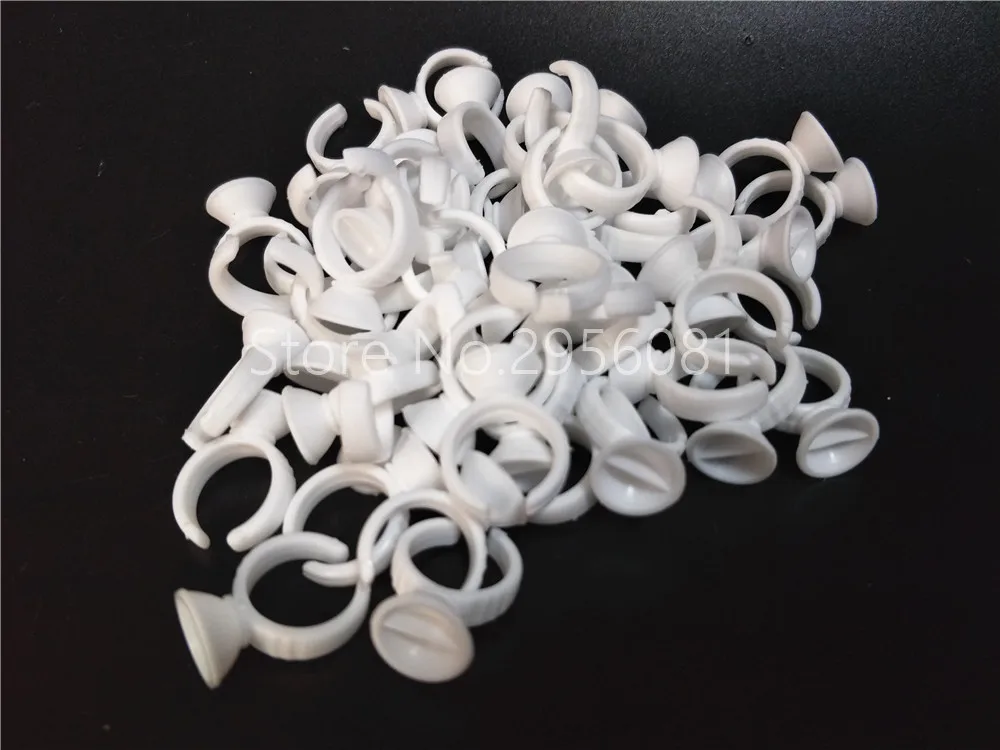 

500pcs/lot Disposable eyebrow small ring cup for plastic tattoo ink cup tattoo permanent makeup lips holder cup