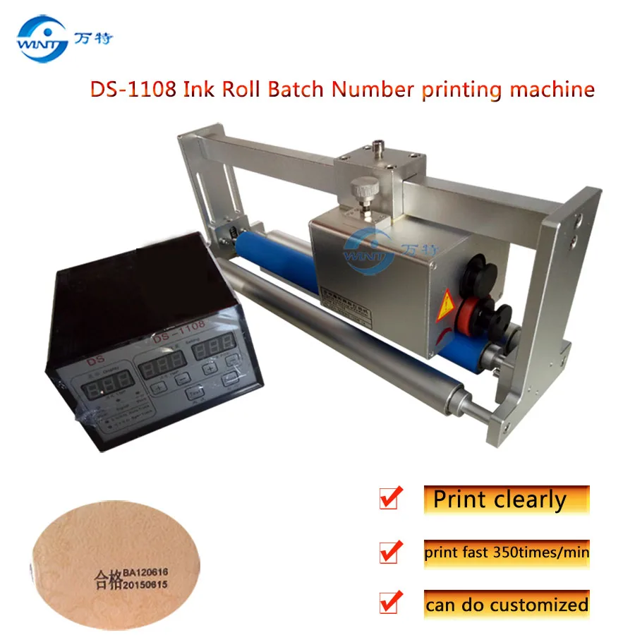 DS-1108 Drukarka kodująca Maszyna kodująca Maszyna drukarska do daty ważności z tuszem stałym Partia Partia Synchroniczna maszyna drukarska śledząca