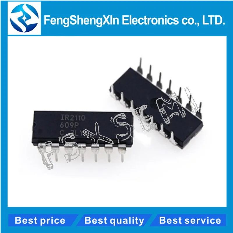 100pcs/lot IR2110PBF IR2110 DIP-14 Bridge drive IC SIDE DRIVER