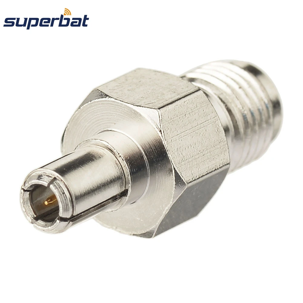 Superbat 5pcs SMA to TS9 Adapter RP-SMA Female to TS9 Male Straight RF Coaxial Connector for Electronic Components Market