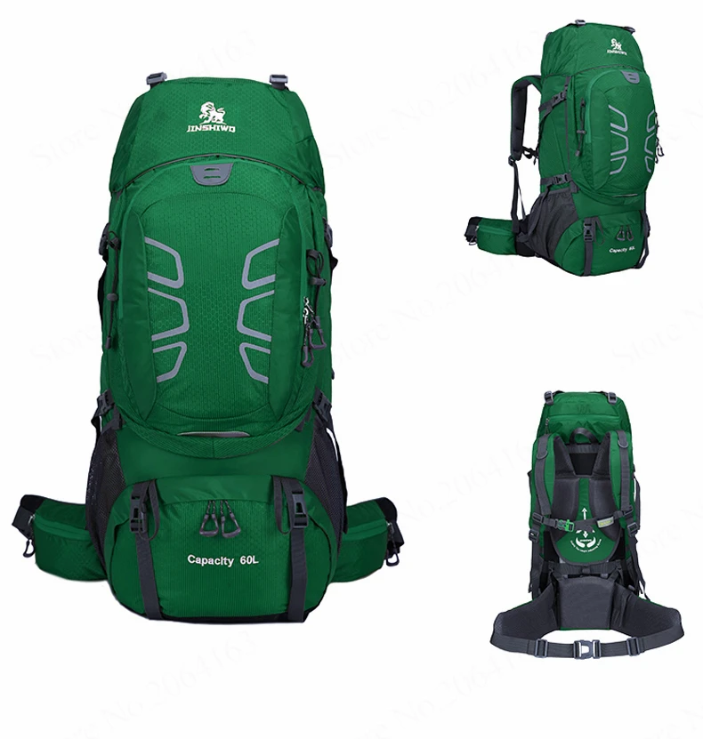 60L Wasserdicht Klettern Wandern Outdoor Rucksack Frauen & Männer Tasche Camping Bergsteigen Rucksack Sport Bike Reisetaschen – Detail 10
