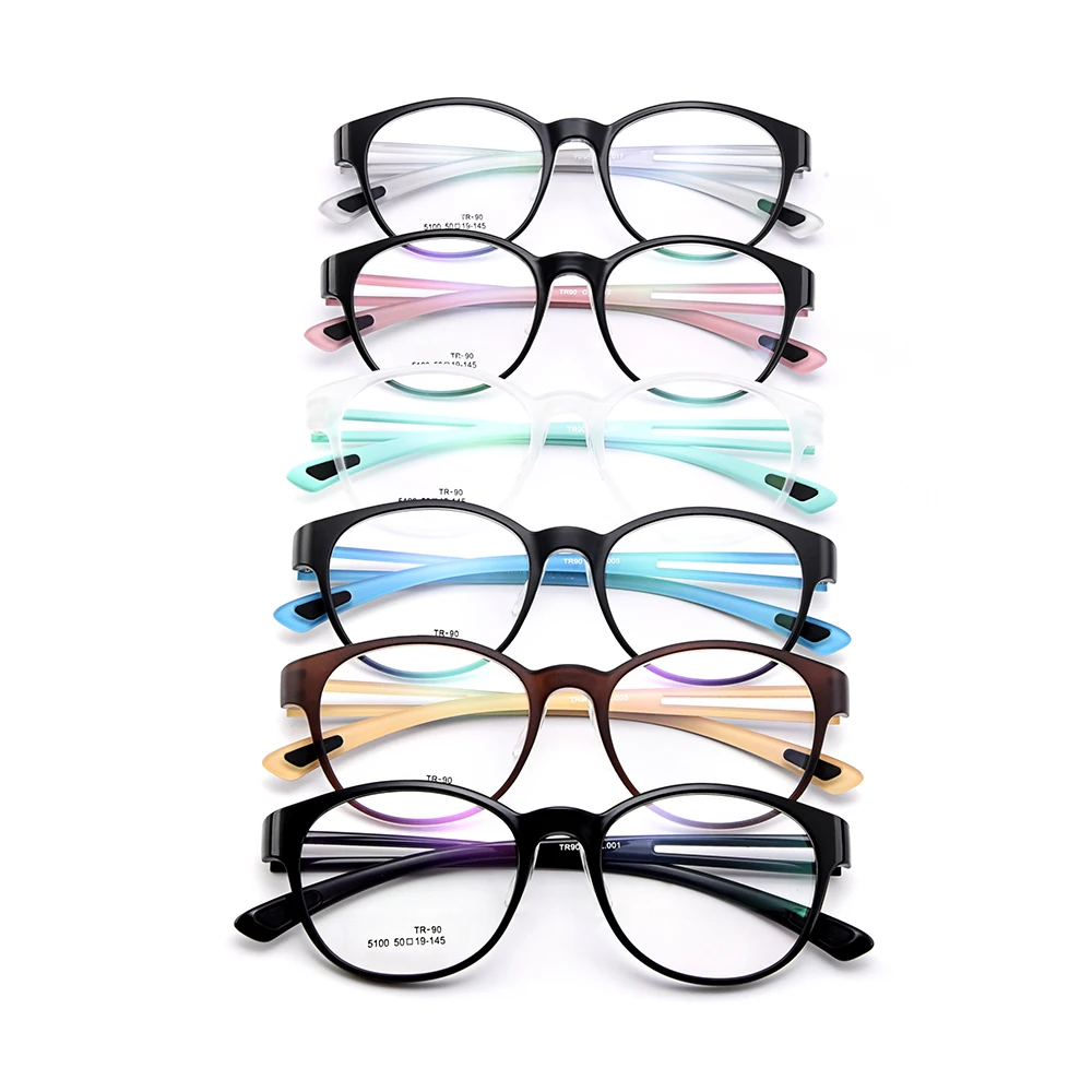 Gmei Optical Ultralight TR90 Full Rim Women\'s Optical Eyeglasses Frames Girl\'s Plastic Myopia Eyewear 6 Colors Optional M5100