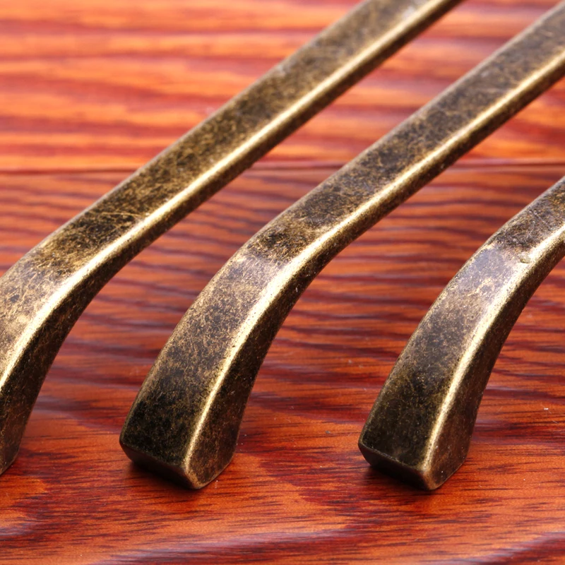 골동품 황동 아연 합금 가구 손잡이, 서랍 손잡이, 주방 캐비닛 손잡이