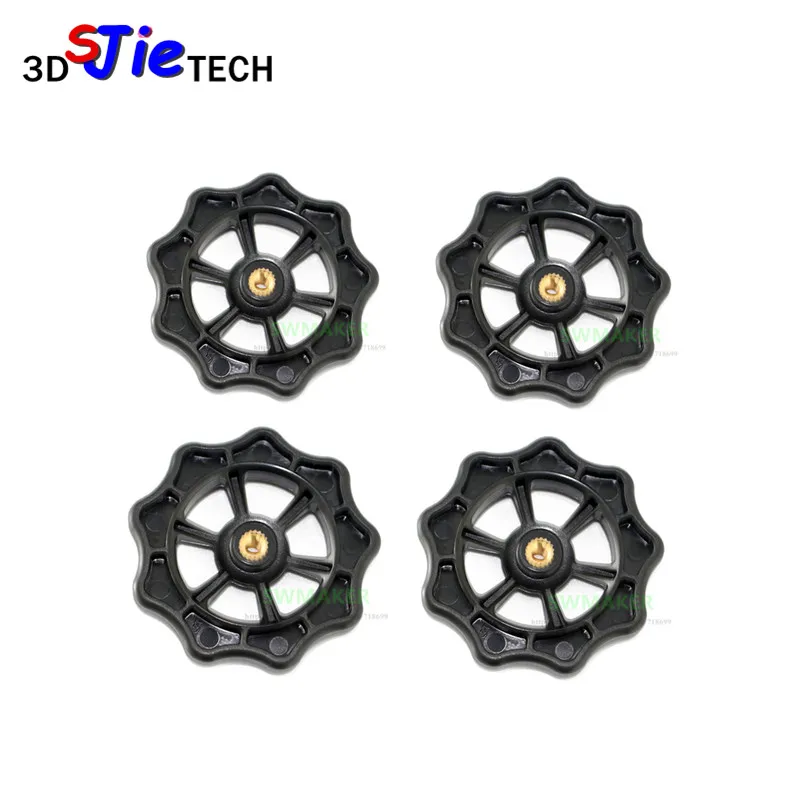 4pcs replacement Big Hand Twist Auto Leveling Nut M4 For Creality CR-10 CR-10S Mini Ender-3 3D Printer parts