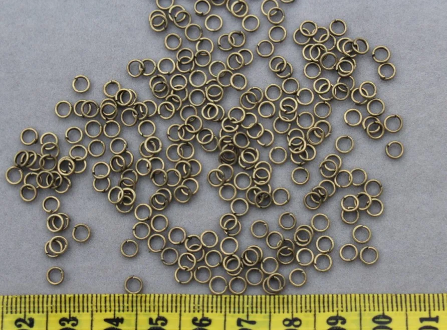 5000pcs approx .5MM antique bronze tone lead and nickle free jewelry handmade must have o rings 22gauge