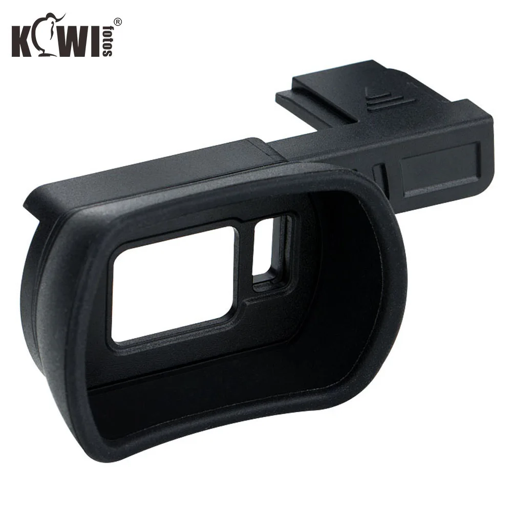 Zachte Siliconen Camera Zoeker Oculair Zwarte Upgrade Oogschelp Voor Fujifilm X100F Fuji X 100F Camera Eye Cup Met Hot Shoe cover