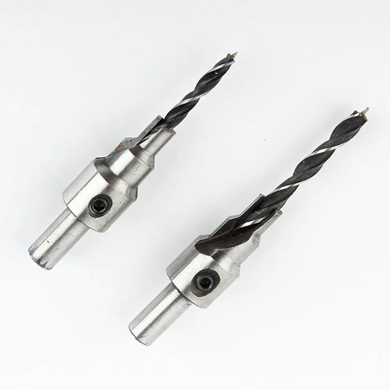 2pcs/lot Woodworking Carbon Steel  Drill Bit Alloy Counter Bore Drill Screw Countersunk Drill Bit 8MM Shank Step Drill Bit