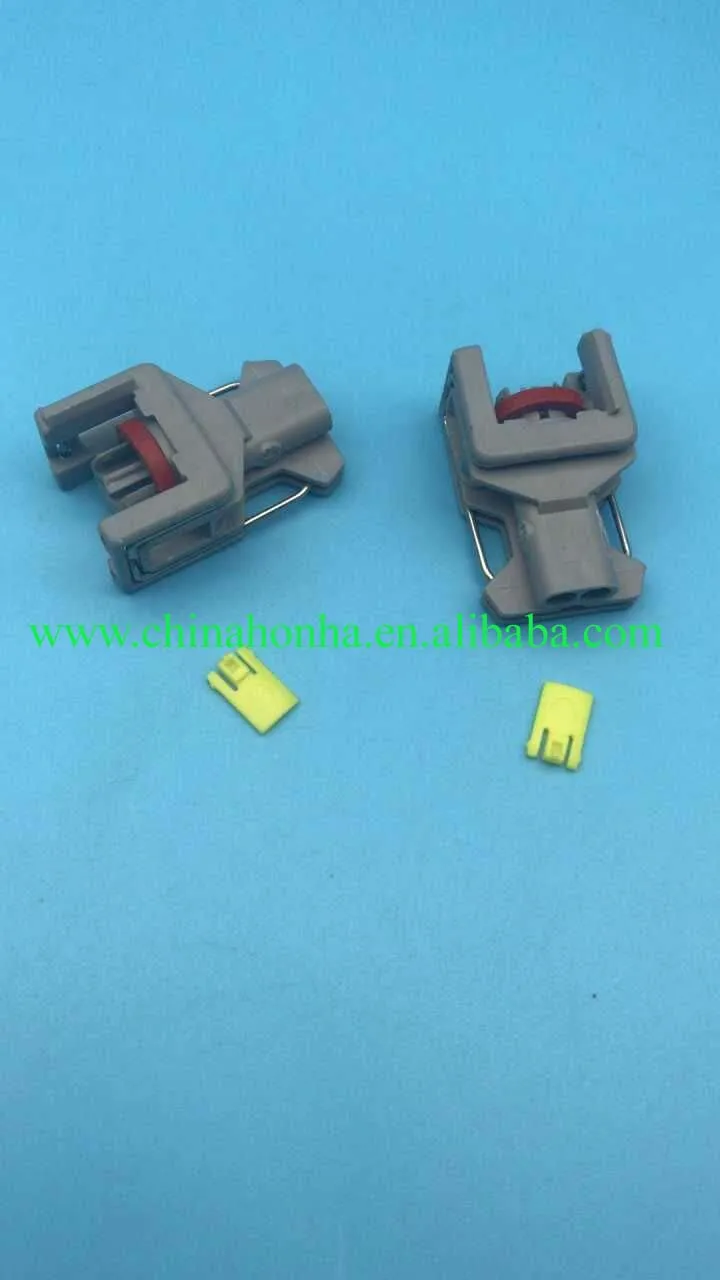 Free shipping 2Pin for Delphi 10811963 Auto Sealed fuel/diesel injector Plug connector FCI 240PC024S8014