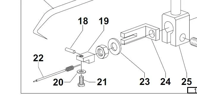 Santoni Seamless Underwear Machine SM8-TOP1 Use Needle Stop Spring M080530