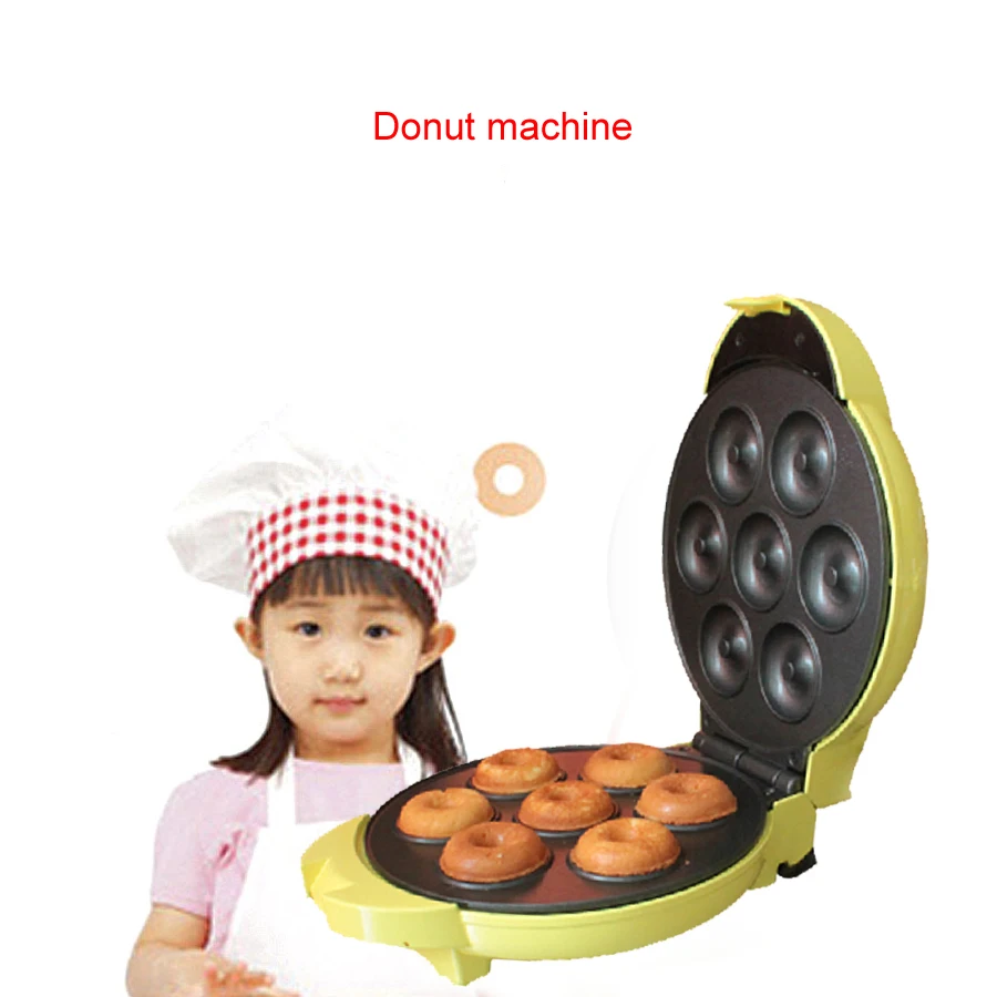 750W Two-Side Heating Full Automatic Electric Donut Waffle Maker Egg Cake Making Ball Mould Machine FS-508N