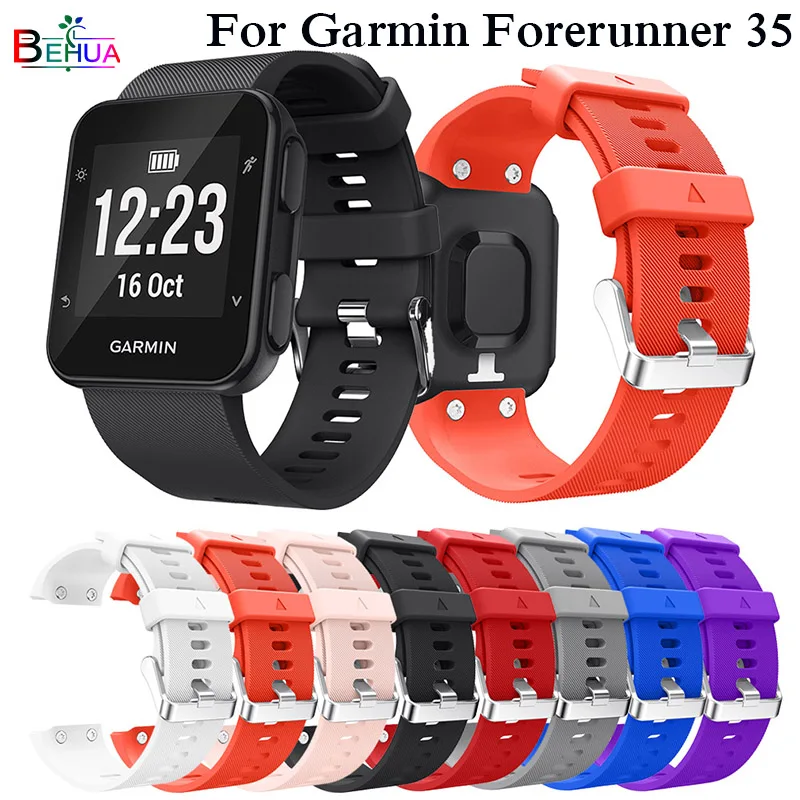 Colorful Silicone Strap For Garmin Forerunner 35 Replacement Watch band  Wrist strap for Garmin Forerunner 30 wristband bracelet