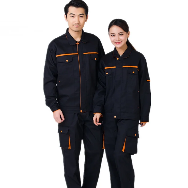 Worker Clothing Workwear Clothes Set Men Women Workmen Factory Uniform Wear-resistant Repairman Auto Car Workshop Welding Suits