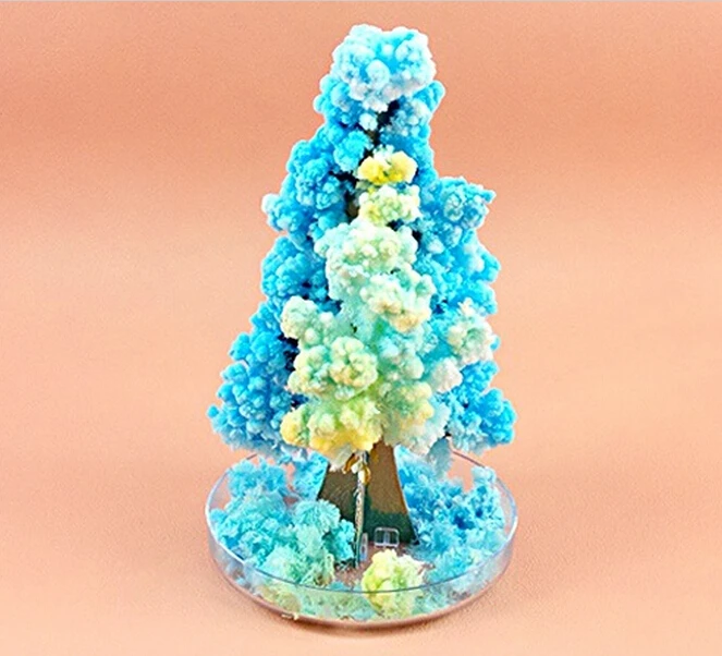 

iWish 2019 5PCS 10x6cm DIY Visual Multicolor Magic Growing Paper Tree Magical Grow Christmas Trees Japanese Kids Toys Science